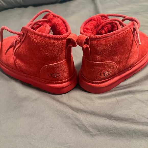 Ugg Boots Booties UGG Big Kids NEUMEL II Boots Samba Red Size 3 - Picture 4 of 6